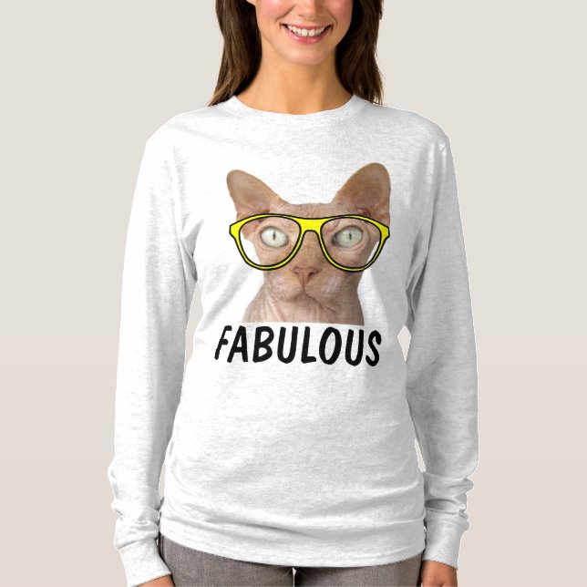 Camisetas de gato SPHYNX engraçadas (Frente)