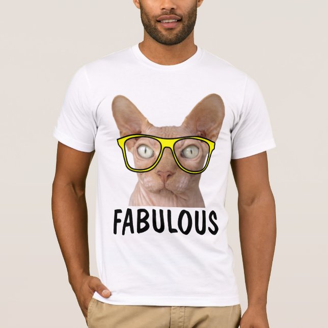 Camisetas de gato SPHYNX engraçadas (Frente)