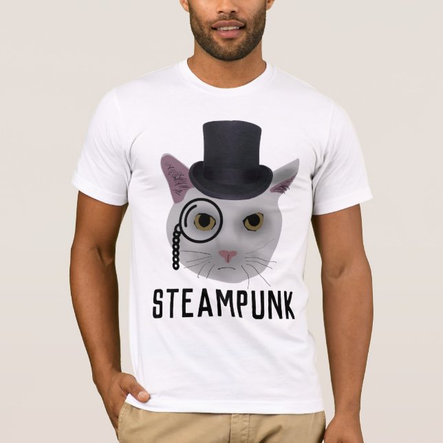 Camisetas de GATO STEAMPUNK (Frente)