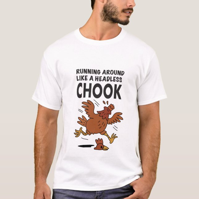 Camisetas de gírias australianas - Choque sem cabe (Frente)