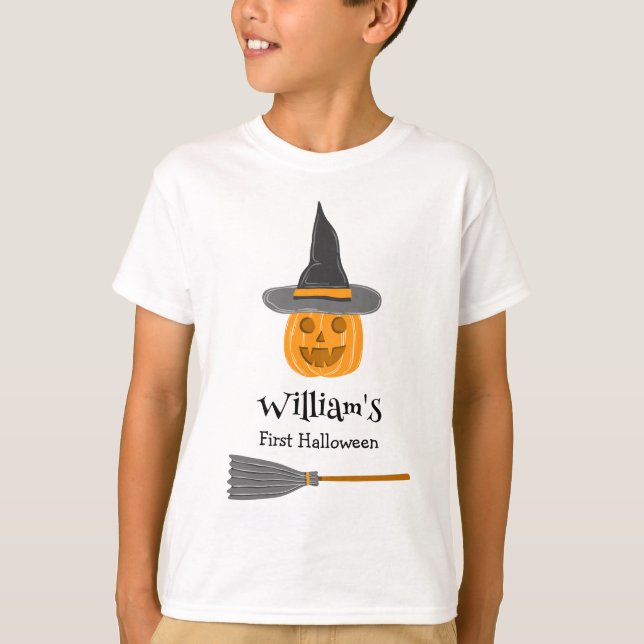 Camisetas de Halloween Fofas Personalizáveis (Frente)