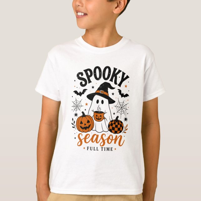 Camisetas de Halloween para Meninos (Frente)