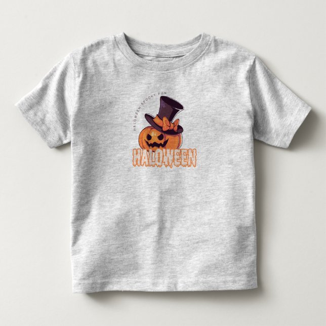 camisetas de Haloween para crianças (Frente)