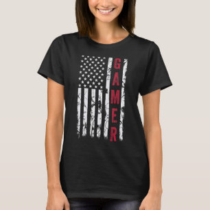 Camisetas de jogadores de bandeira americanos Gam
