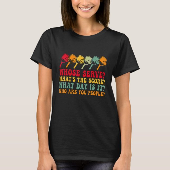 Camisetas De Jogadores De Pickleball Cuja Equipe D (Frente)