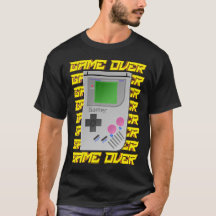 camisetas de jogos retrorreflectores 80s