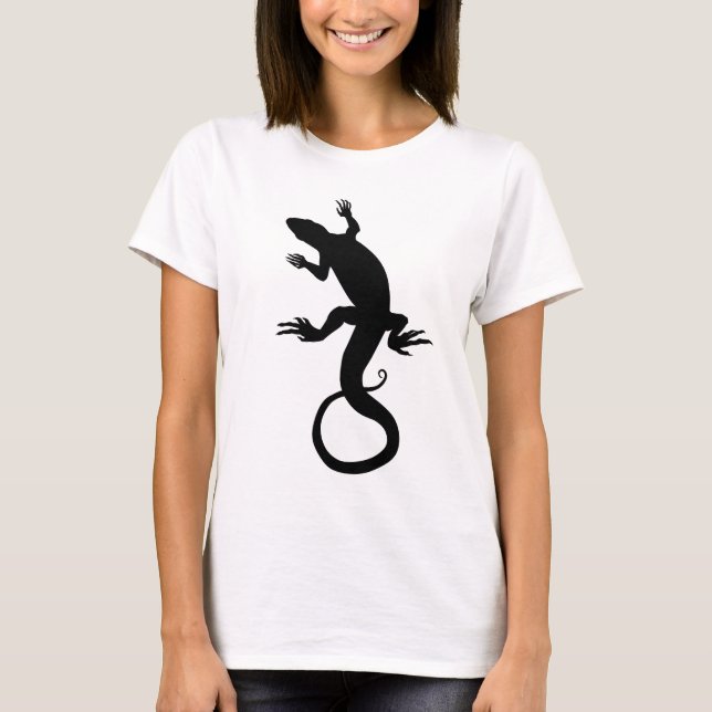 Camisetas de Lizard, de uso feminino Camisas de ar (Frente)