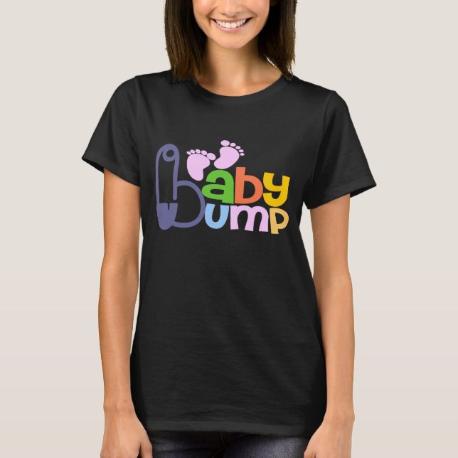 Camisetas de Maternidade do Baby Bump (Frente)