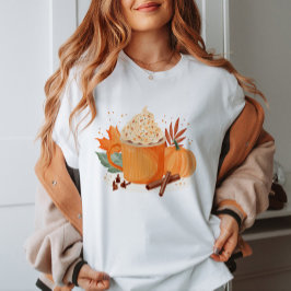 Camisetas de mulheres latinas com picada de abóbor