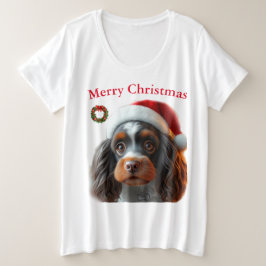 Camisetas de Natal de cachorros fofos