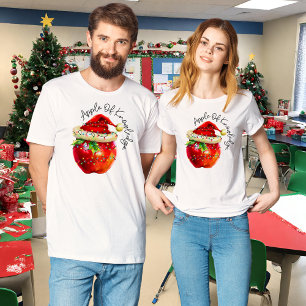 Camisetas de Natal de Professores Apple Of Knowl
