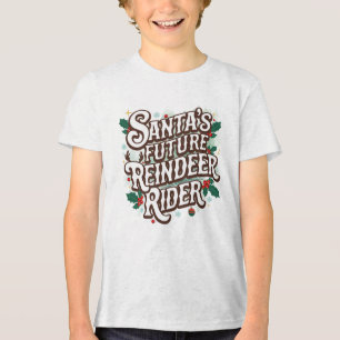 Camisetas de Natal Familiares   Futuro Cavaleiro-R