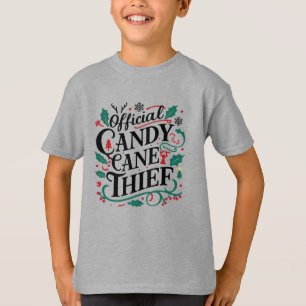 Camisetas de Natal Familiares   Ladrão de canas de
