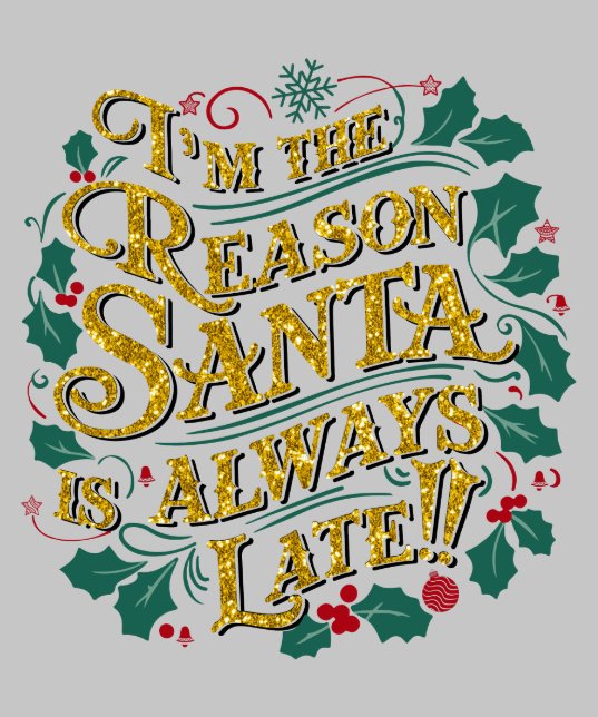 Camisetas de Natal Familiares | Papais noeis sempr (Colarinho)