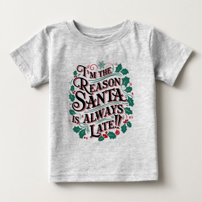 Camisetas de Natal Familiares | Papais noeis sempr (Frente)