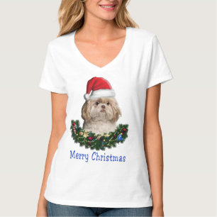 Camisetas de Natal Shitzu