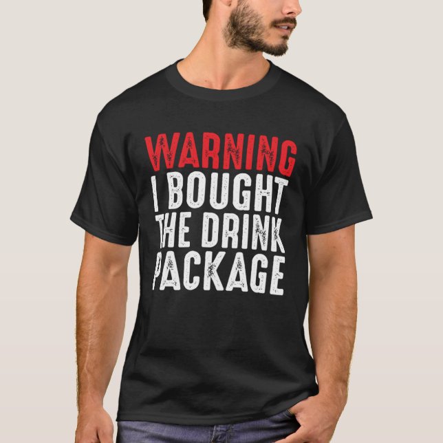 Camisetas de Navio à Vela Aviso Eu Comprei o Pacot (Frente)