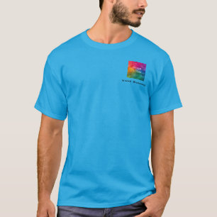 Camisetas de negócios masculinos Seu logotipo aqui