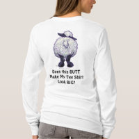 Camisetas de Ovelha Engraçadas do Grande Bumbum