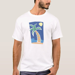 Camisetas de palmeira tropical