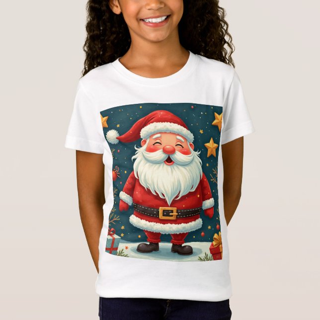 Camisetas de papais noeis de natal (Frente)
