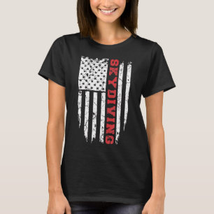 Camisetas de Paraquedismo Esportivo Americano EUA