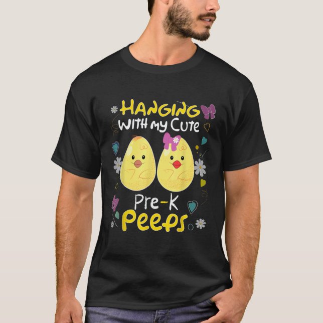 Camisetas de Páscoa para Mulheres Professor de Pré (Frente)