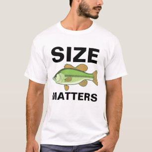 Camisetas de pesca engraçadas, TAMANHO MATÉRIAS T-