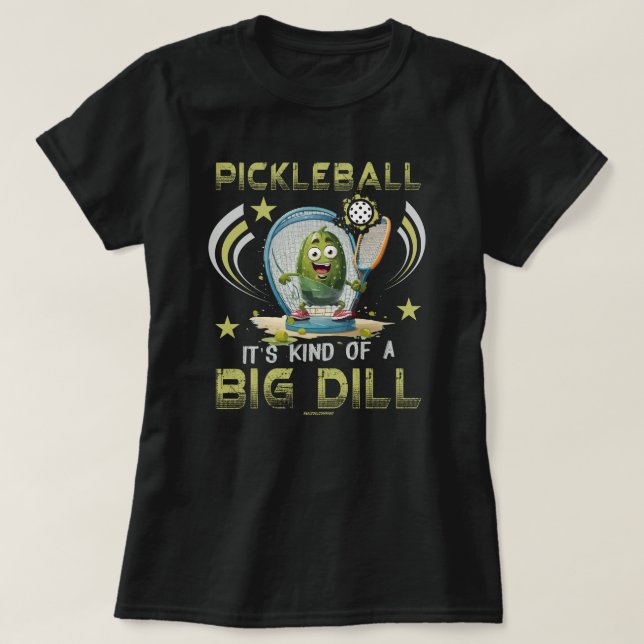 Camisetas de Pickleball para Mulheres Uma Espécie  (Frente do Design)