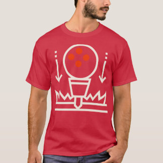 Camisetas de Pontos Coloridos de Mancal