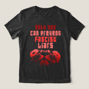 Camisetas de protesto político para ativistas prog
