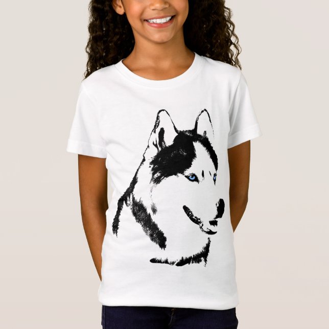 Camisetas de Rouco de Rouco para miúdos de cães de (Frente)