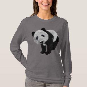 CAMISETAS DE SENHORAS DO URSO PANDA FOFO