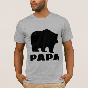 CAMISETAS DE T-SHIRTS DE PAPA DE ARRASTO GRIZÁVEL 