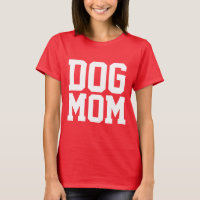 CAMISETAS DE T-SHIRTS MOM DO CÃO