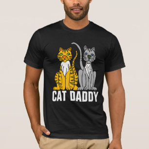 CAMISETAS de T-shirts PRETAS PAI CAT