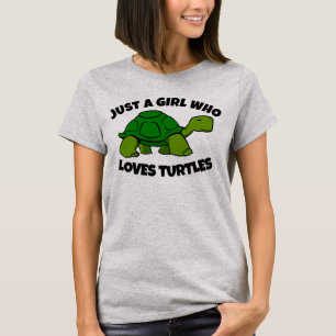 CAMISETAS DE TARTARUGA APENAS UMA GAROTA QUE AMA C