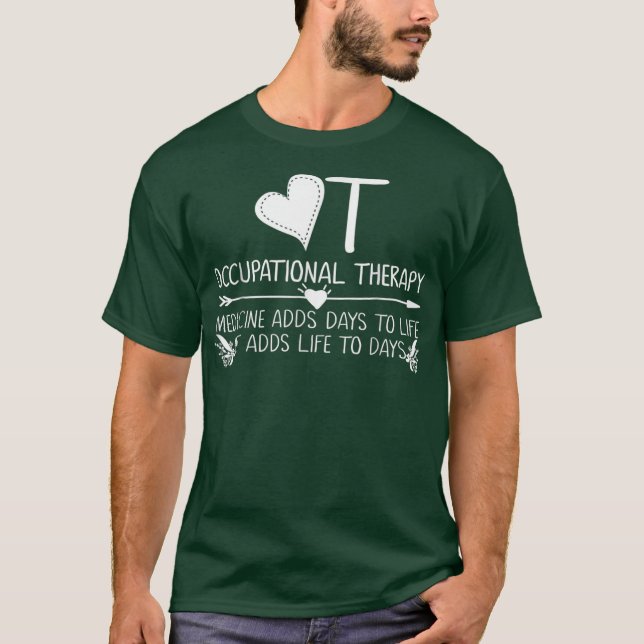 Camisetas de Terapêutica Ocupacional (Frente)
