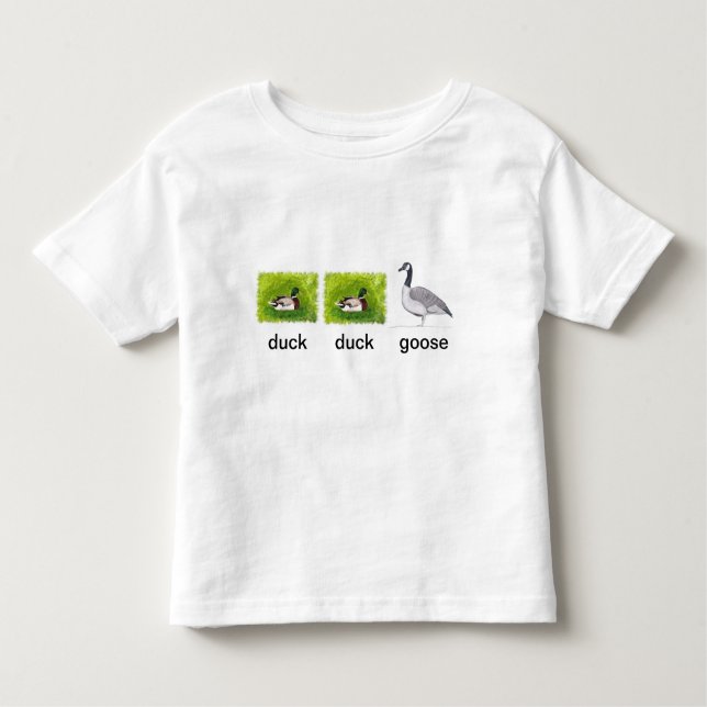 Camisetas de Trabalho de arte do Duck Goose Realis (Frente)
