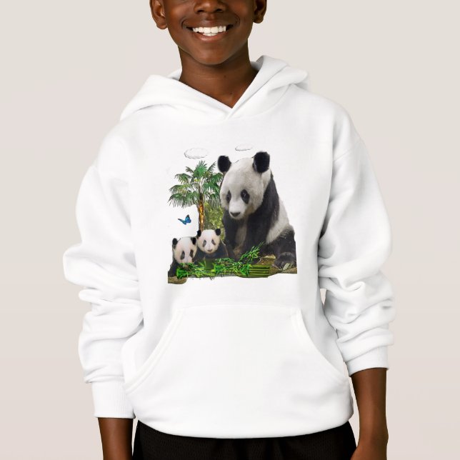 Camisetas de urso panda (Frente)