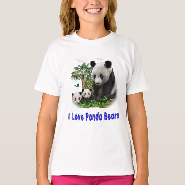 Camisetas de ursos Panda (Frente)