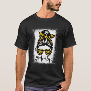 Camisetas De Vida De Girassol Branqueado Para Mamã