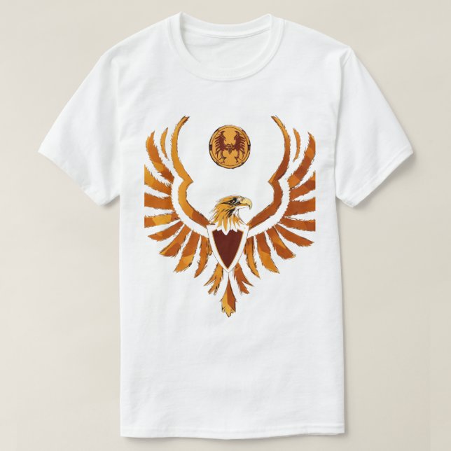 Camisetas de vitória de Crystal Eagle - Vista o Es (Frente do Design)