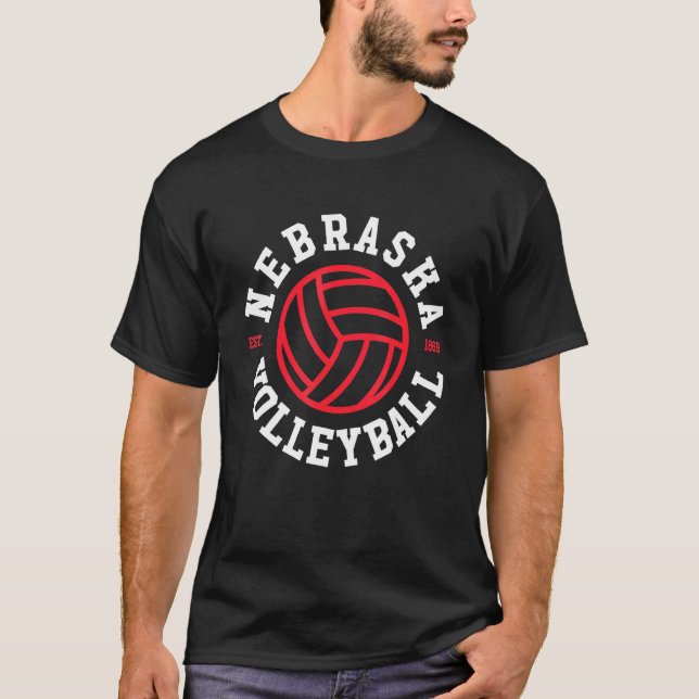 Camisetas de Voleibol de Nebraska (Frente)