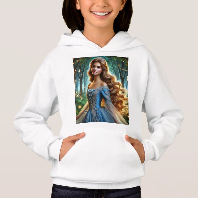 Camisetas design moças moda Hoodies (Frente)