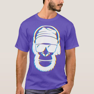 Camisetas DJ Gear Monkey DJ legal para Homens e Mu