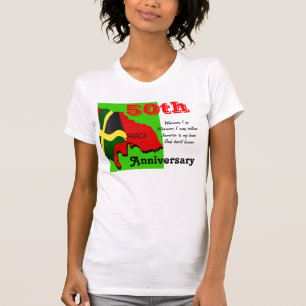 Camisetas do 50º aniversário da Jamaica