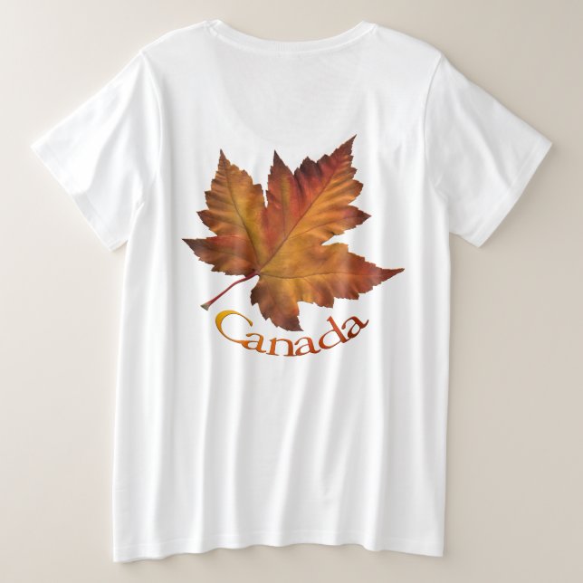 Camisetas do Canadá, de uso feminino e camisetas d (Verso do Design)