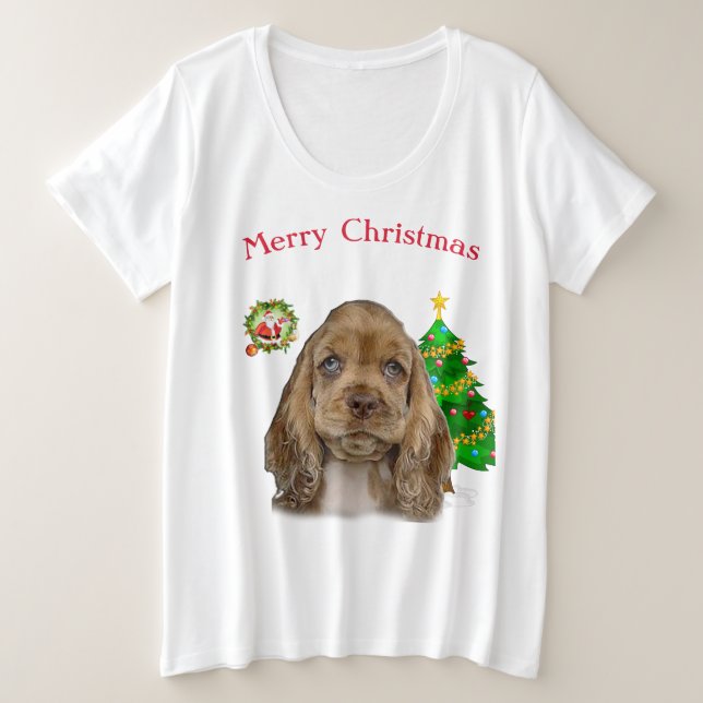 Camisetas do Cocker Spaniel (Frente do Design)