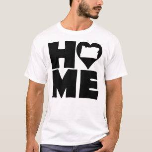 Camisetas do Estado do Coração em Washington T-S